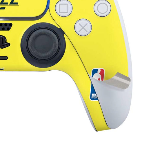 NBA Utah Jazz Standard - Yellow PS5 Controller Skin